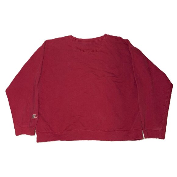 Oklahoma Sooner College Sweat Shirt Red Team Starter 2XL - Picture 4 of 6